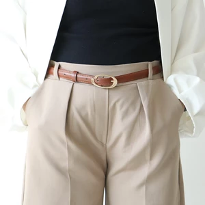 کمربند چرمی مات زنانه مدلbe7033