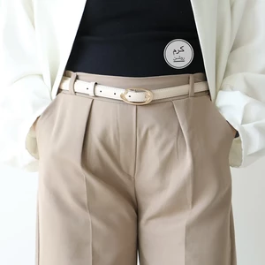 کمربند چرمی مات زنانه مدلbe7033