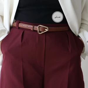 کمربند چرمی مات زنانه مدلbe7031