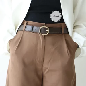 کمربند چرمی مات زنانه مدلbe7030