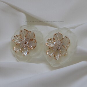 گوشواره طرح گل مدل Ea9010