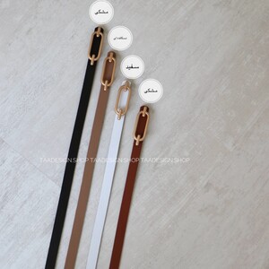 کمربند چرمی مات زنانه مدلbe7028