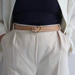 کمربند چرمی مات زنانه مدلbelt7019