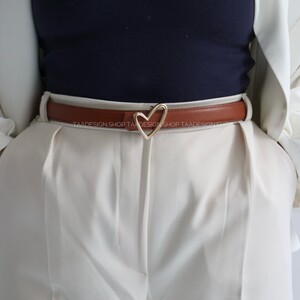 کمربند چرمی مات زنانه مدلbelt7019