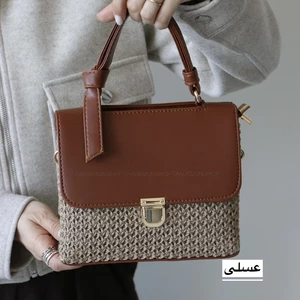 کیف دستی و دوشی رافیا زنانه نیران