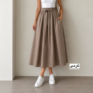 دامن کتان زنانه میفان 2