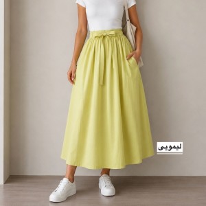 دامن کتان زنانه میفان 2
