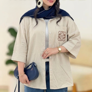 مانتو لینن زنانه پاناما
