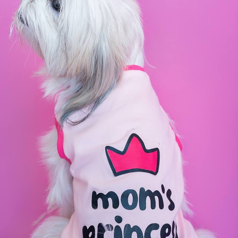 لباس سگ و گربه رکابی mom’s princess