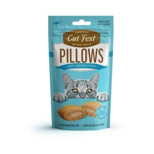 تشویقی گربه بالشتی مغزدار طعم ماهی تن کت فست