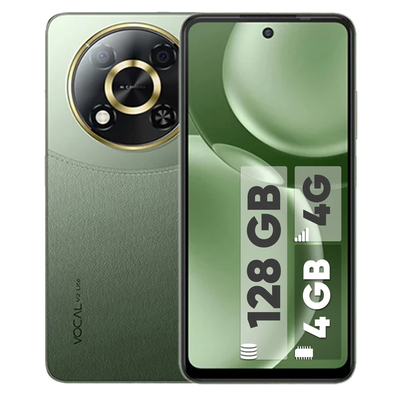 گوشی موبایل وکال مدل V2 Lite دو سیم کارت ظرفیت 128 گیگابایت و رم 4 گیگابایت