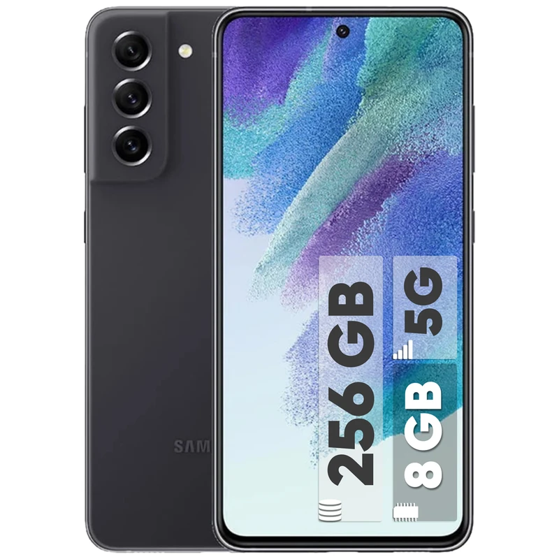 گوشی موبایل سامسونگ مدل Galaxy S21 FE 5G دو سیم‌ کارت ظرفیت 256 گیگابایت و رم 8 گیگابایت/پلمپ و آکبند/ پک ویتنام