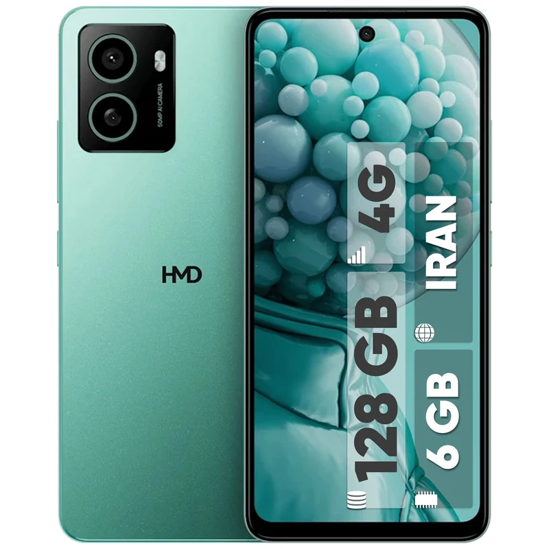 گوشی موبایل اچ ام دی مدل Pulse Plus دو سیم کارت ظرفیت 128 گیگابایت و رم 6 گیگابایت/رنگ آبی تیره