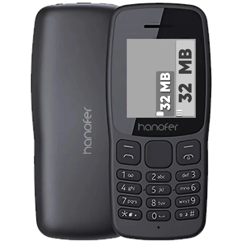 گوشی موبایل هانوفر مدل V6 دو سیم کارت ظرفیت 32 مگابایت