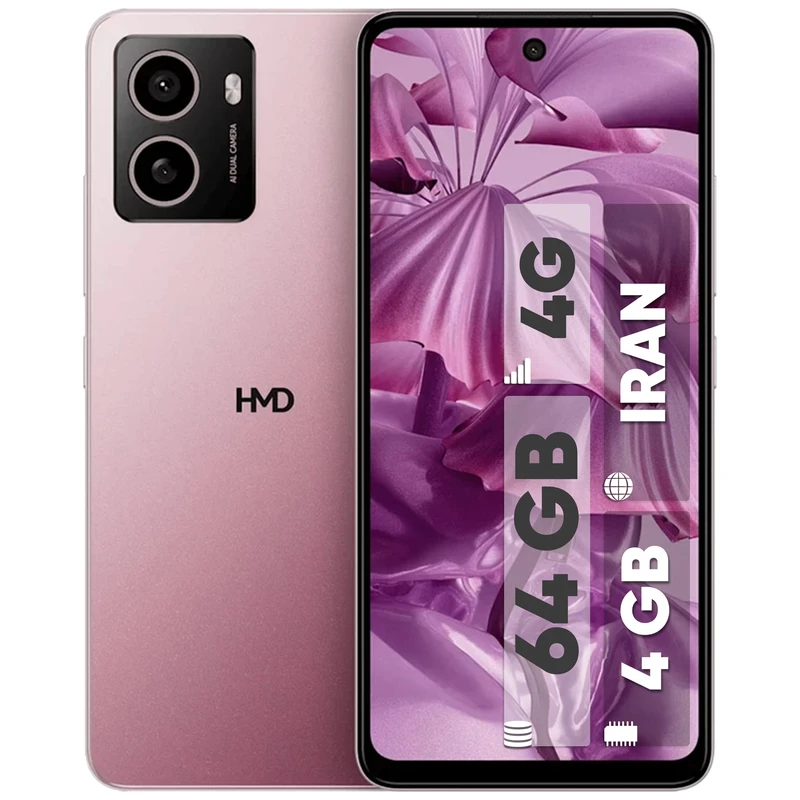 گوشی موبایل اچ ام دی مدل Pulse دو سیم‌ کارت ظرفیت 64 گیگابایت و رم 4 گیگابایت/رنگ  مشکی