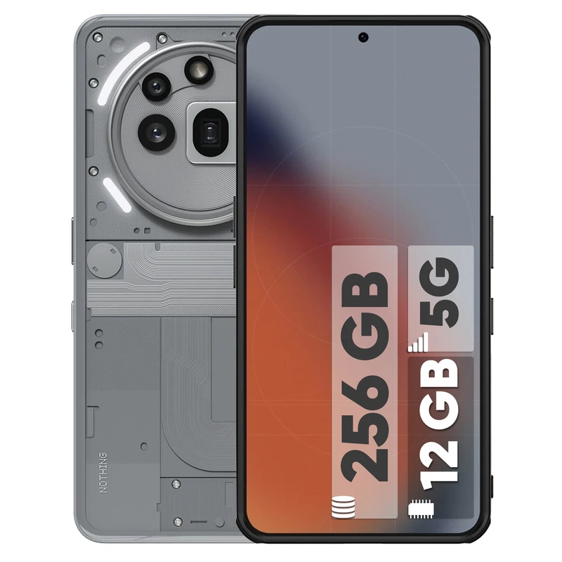 گوشی موبایل ناتینگ مدل Phone 3a Pro دو سیم کارت ظرفیت 256 گیگابایت و رم 12 گیگابایت/ کارکرده