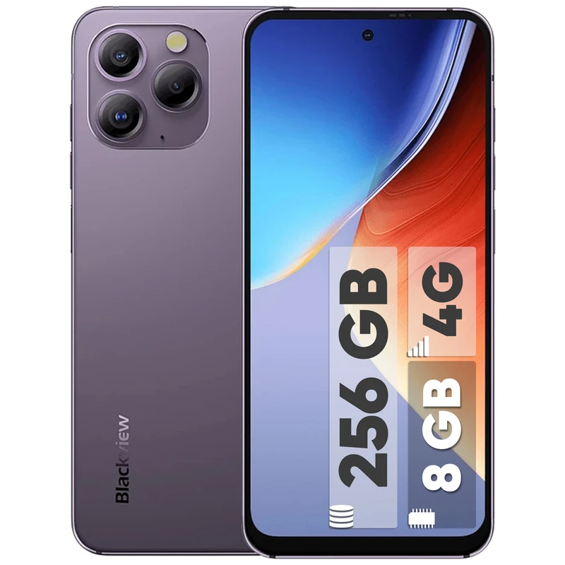 گوشی موبایل بلک ویو مدل A96 دو سیم کارت ظرفیت 256 گیگابایت و رم 8 گیگابایت