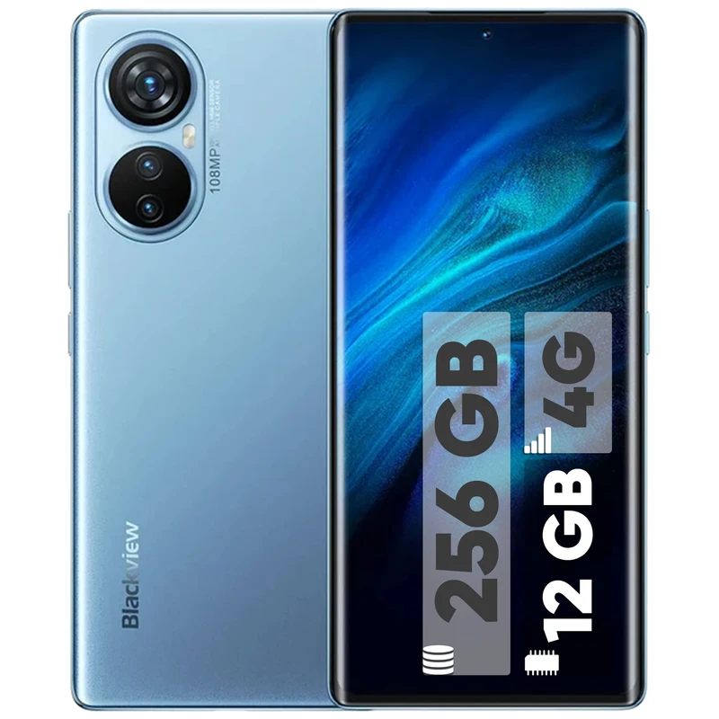 گوشی موبایل بلک ویو مدل A200 Pro دو سیم کارت ظرفیت 256 گیگابایت و رم 12 گیگابایت/پلمپ  و آکبند