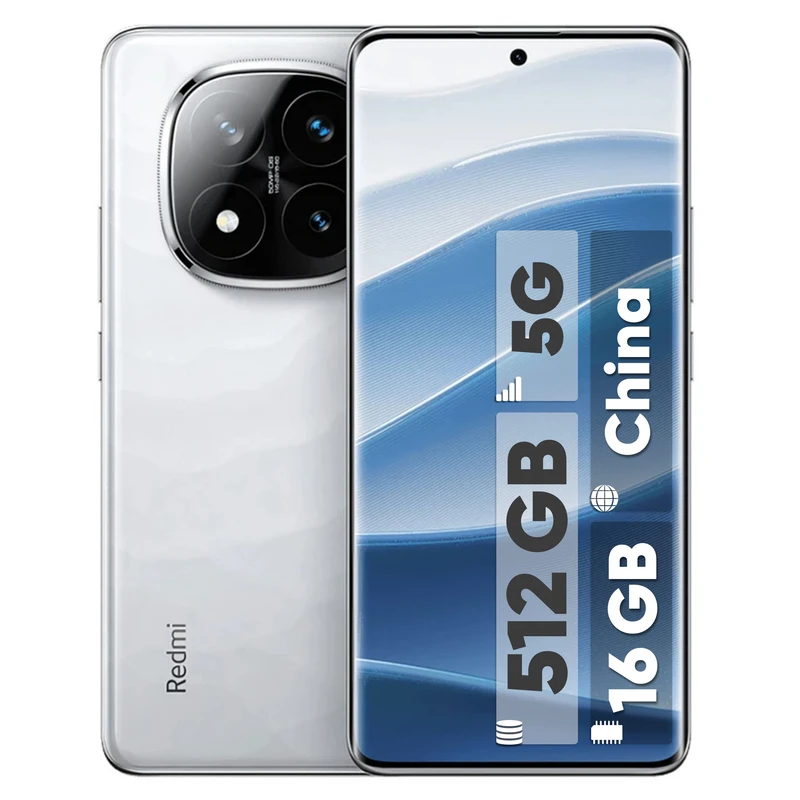 گوشی موبایل شیائومی مدل Redmi Note 14 Pro Plus 5G دو سیم کارت ظرفیت 512 گیگابایت و رم 16 گیگابایت/پک چین