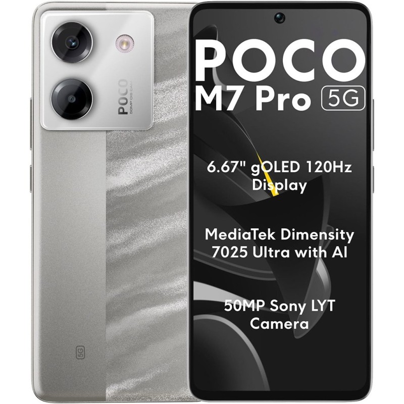 گوشی موبایل شیائومی مدل Poco M7 Pro 5G دو سیم کارت ظرفیت 256 گیگابایت و رم 8 گیگابایت