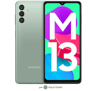 گوشی موبایل سامسونگ مدل Galaxy M13 دو سیم کارت ظرفیت 128 گیگابایت و رم 6 گیگابایت - پک هند اکتیو