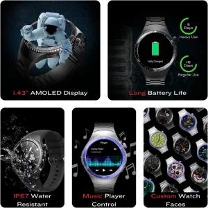 ساعت هوشمند بلک ترون مدل Storm S1