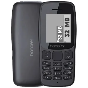گوشی موبایل هانوفر مدل V6 دو سیم کارت ظرفیت 32 مگابایت