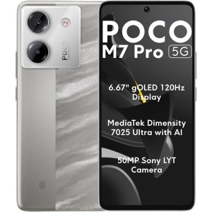 گوشی موبایل شیائومی مدل Poco M7 Pro 5G دو سیم کارت ظرفیت 256 گیگابایت و رم 8 گیگابایت