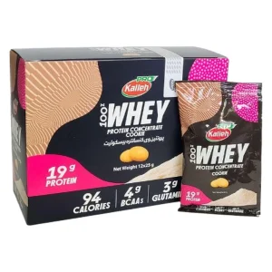 پروتئین وی با طعم کوکی کاله پرو - 25 گرم بسته 12 عددی