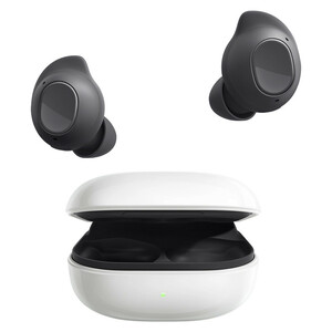 هدفون بلوتوثی سامسونگ مدل Galaxy Buds FE با نویز کنسلینگ فعال (ANC)، درگاه شارژ USB Type-C، دارای میکروفون دوگانه، مقاوم در برابر رطوبت و عرق