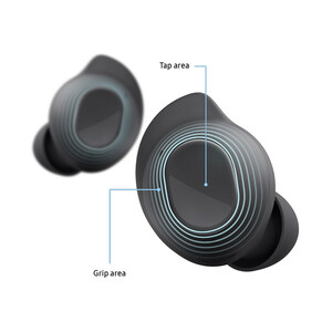 هدفون بلوتوثی سامسونگ مدل Galaxy Buds FE با نویز کنسلینگ فعال (ANC)، درگاه شارژ USB Type-C، دارای میکروفون دوگانه، مقاوم در برابر رطوبت و عرق