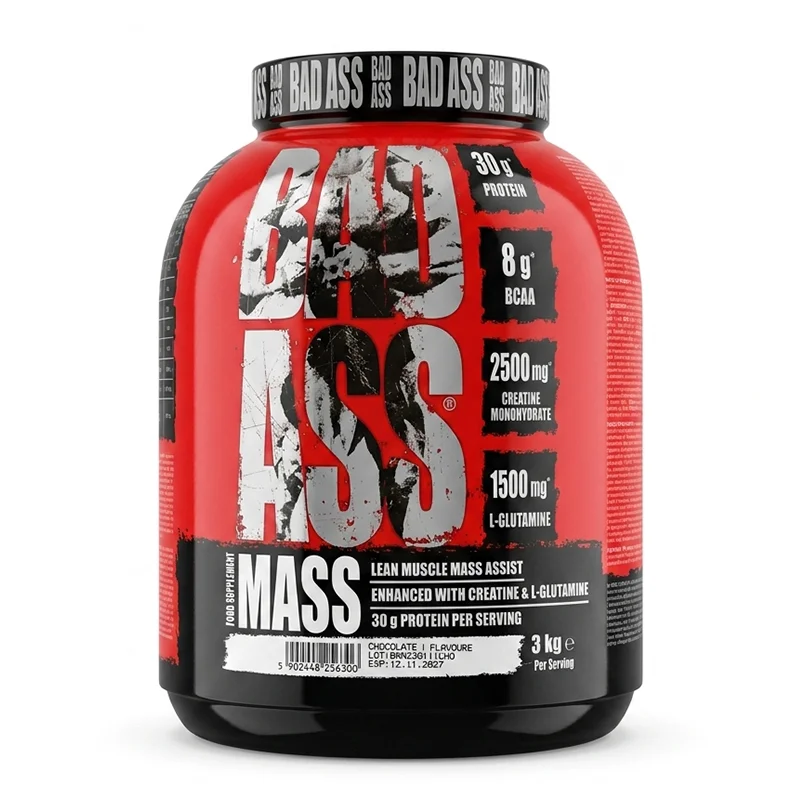 مکمل مس گینر اورجینال برند بد اس ۳ کیلوگرمی BAD ASS Mass Gainer
