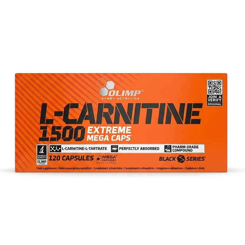 مکمل کپسولی ال کارنتین ۱۵۰۰ «اورجینال» برند الیمپ ۱۲۰ عددی Olimp L-Carnitine 1500 Extreme Mega Caps