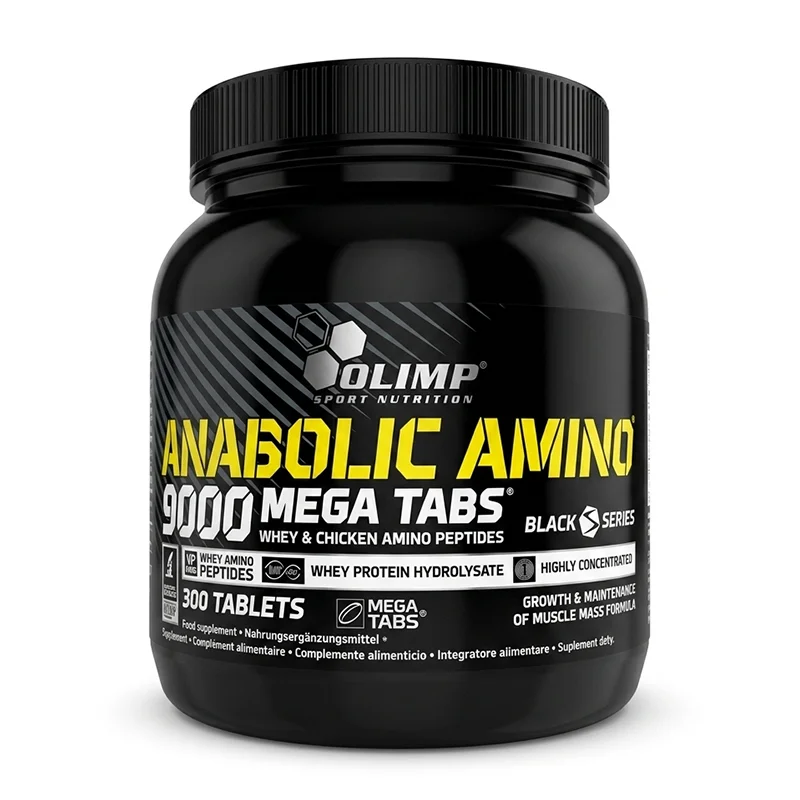 مکمل قرصی آنابولیک آمینو 9000 «اورجینال» برند الیمپ Olimp Anabolic Amino 9000 Mega Tabs