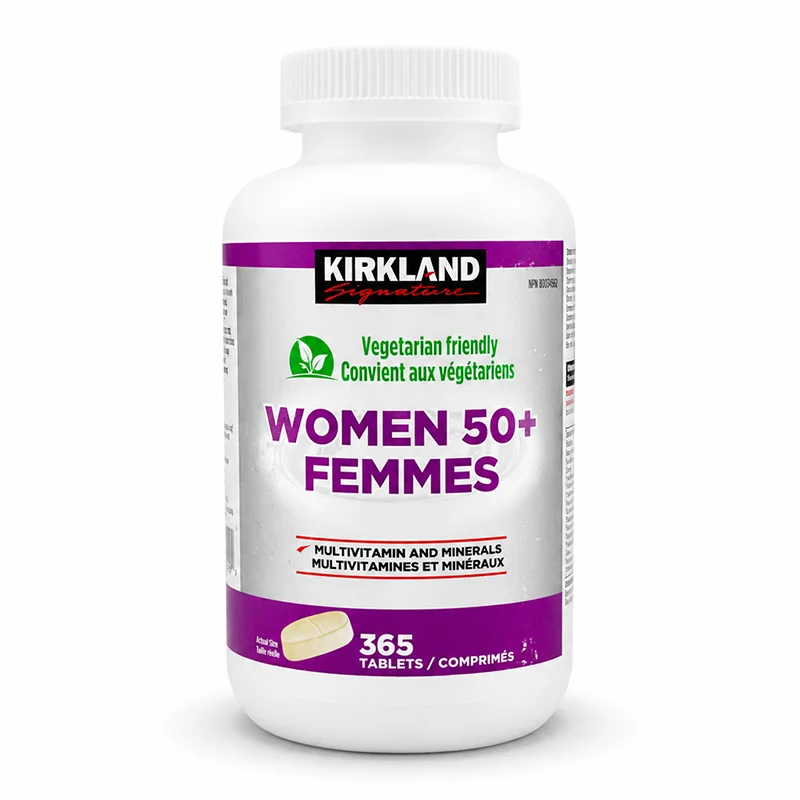 کپسول مولتی ویتامین مناسب خانم‌های بالای ۵۰ سال کرکلند اورجینال +Kirkland Women 50