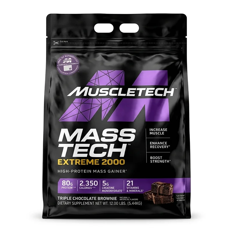 مکمل مس گینر (اورجینال) تک اکستریم ۲۰۰۰ ماسل تک ۵.۴۴ کیلوگرم (MuscleTech Mass Tech Extreme 2000)