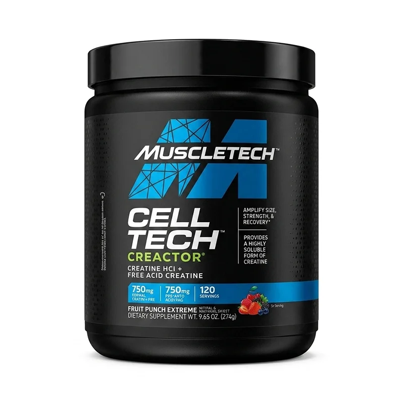 کراتین سل تک «اورجینال» کرکتور برند ماسل تک 274 گرم (MuscleTech Cell-Tech Creactor)