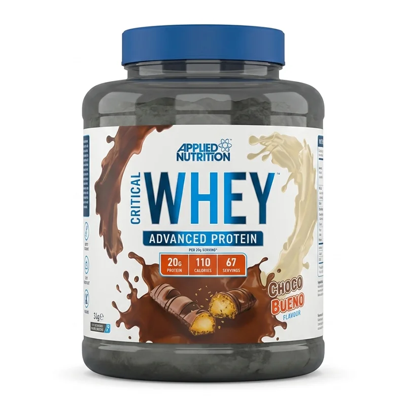 پروتئین وی کریتیکال «اورجینال» برند اپلاید ناتریشن ۲ کیلوگرمی طعم شکلات شیری (Applied Nutrition Critical Whey)