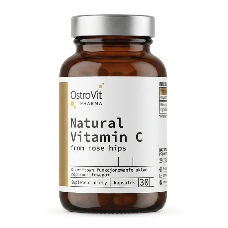 کپسول ویتامین C سی طبیعی «اورجینال» برند استروویت ۳۰ عددی | OstroVit Natural Vitamin C