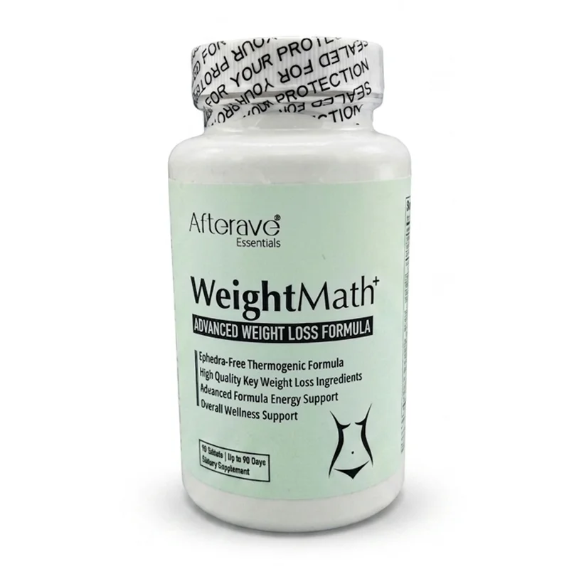 قرص چربی‌سوز و کاهش وزن ویت‌مث افتر‌یو ۹۰ عددی | Afterave Essentials WeightMath+ Advanced Weight Loss Formula 90 Tabs