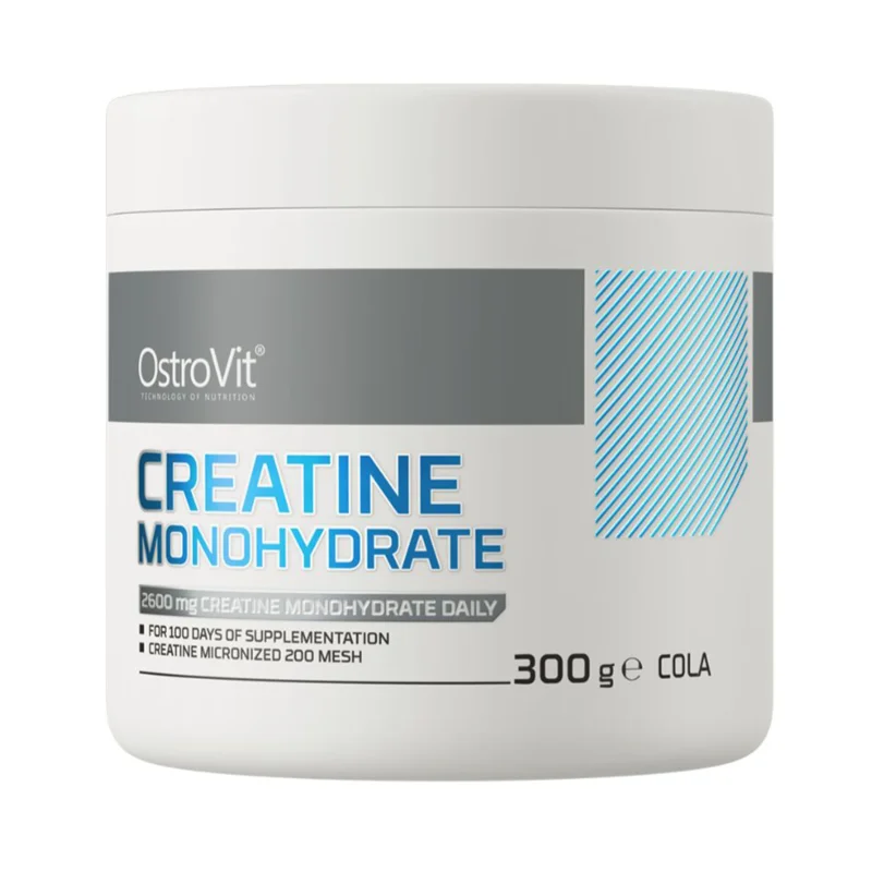 مکمل کراتین مونوهیدرات «اورجینال» برند استروویت ۳۰۰ گرمی Ostrovit monohydrate creatine