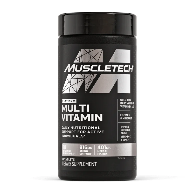 مولتی ویتامین پلاتینیوم ماسل تک 90 عددی  MuscleTech Platinum Multi Vitamin | اورجینال