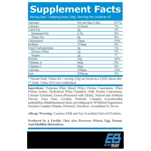 پروتئین وی «اورجینال» برند اوربیلد 2.271 کیلوگرم everbuild whey protien