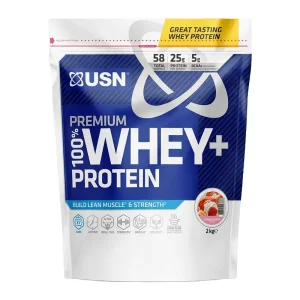 مکمل پروتئین وی کیسه ای اورجینال یو اس ان USN Premium 100% Whey 2kg