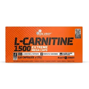 مکمل کپسولی ال کارنتین ۱۵۰۰ «اورجینال» برند الیمپ ۱۲۰ عددی Olimp L-Carnitine 1500 Extreme Mega Caps