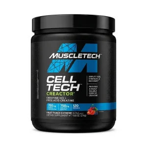 کراتین سل تک «اورجینال» کرکتور برند ماسل تک 274 گرم (MuscleTech Cell-Tech Creactor)