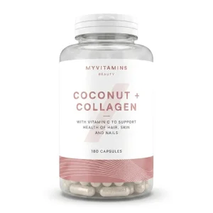 کپسول کوکونات کلاژن «اورجینال» برند مای‌ویتامینز  ۱۸۰ عددی (Myvitamins Coconut + Collagen)