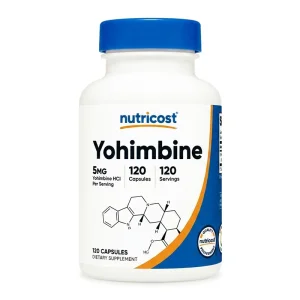 کپسول چربی سوز یوهمبین نوت‌ریکاست ۵ میلی‌گرم  ۱۲۰ عددی (Nutricost Yohimbine HCl)