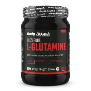 مکمل ال گلوتامین «اورجینال» برند بادی اتک ۴۰۰ گرمی (Body Attack L-Glutamine)