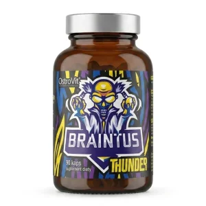 کپسول برینتوس تاندر مناسب افزایش تمرکز «اورجینال» برند استروویت ۹۰ کپسول | OstroVit Braintus Thunder 90 Capsules